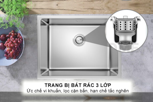 Chậu rửa bát Konox Undermount Sink Cube 5444SU