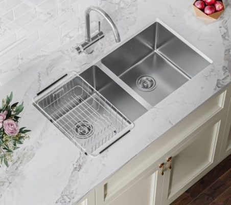 Chậu rửa bát Konox Undermount Sink Cube 8744DU Chậu rửa bát Konox Undermount Sink Cube 8744DU