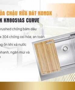 Chậu rửa bát Konox Workstation Sink – Apron Sink KN8051AS Curve