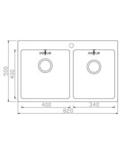 Chậu Rửa Bát Konox UNICO 8250