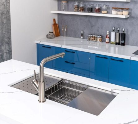 Chậu rửa bát chống xước Konox KN8644SU Dekor