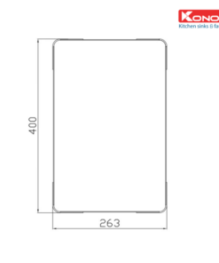 Thớt Konox inox Cutting Board CB03