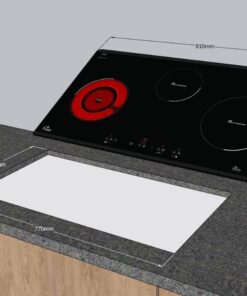 Bếp điện từ ba Tomate TOM 03IR