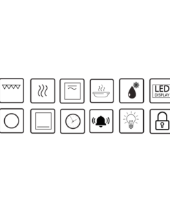 Lò vi sóng kết hợp nướng âm tủ Spelier SP 8206EU Lò vi sóng kết hợp nướng âm tủ Spelier SP 8206EU