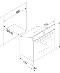 Lò Nướng Âm Tủ Tomate TOM 234