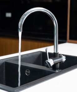 Vòi rửa bát ba đường nước Konox Trim-Water Black