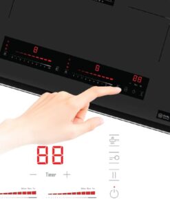 Bếp từ đôi Tomate TOM 02I-G5 Pro