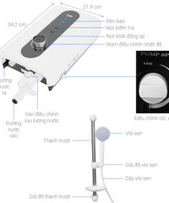 Máy nước nóng trực tiếp Beko 3500W BWI35S2D-213