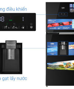 Tủ lạnh ngăn đá trên 2 cánh Beko Inverter 375 lít RDNT401E50VZDHFSU