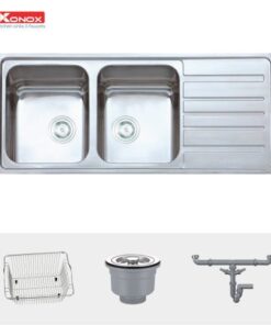 Chậu rửa bát Konox KS11650 1D – Bàn phải