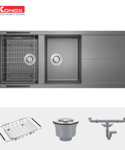 Chậu rửa bát Konox Granite Sink Livello Smart 1160 – Grey