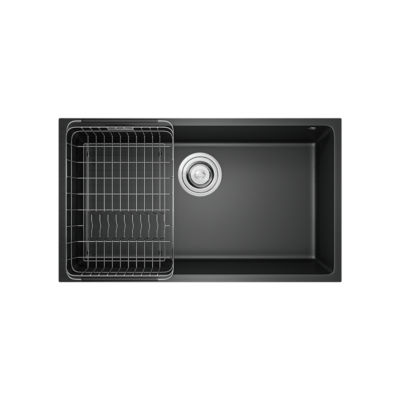 Chậu rửa bát Konox Granite Sink Naros 760S Black