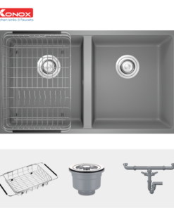 Chậu rửa bát Konox Granite Sink Veloci 760D Grey