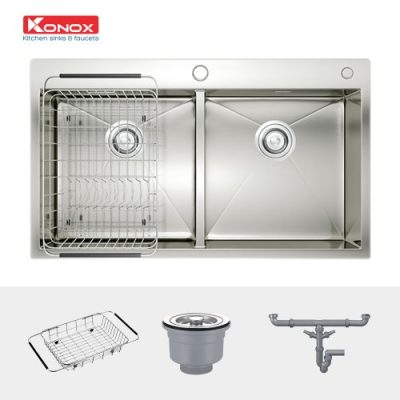 Chậu rửa bát Konox Overmount Sink KN8248DOB Chậu rửa bát Konox Overmount Sink KN8248DOB