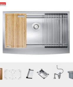 Chậu rửa bát Konox Workstation Sink – Apron Sink KN8051AS Curve