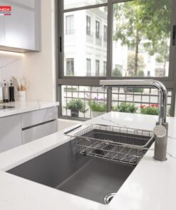 Chậu rửa bát Konox Granite Sink Naros 760S Grey