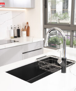 Chậu rửa bát Konox Granite Sink Naros 760S Black