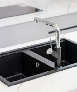 Chậu rửa bát Konox Granite Sink Phoenix Smart 860 – Black