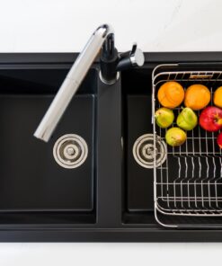 Chậu rửa bát Konox Granite Sink Phoenix Smart 860 – Black