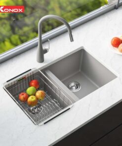 Chậu rửa bát Konox Granite Sink Veloci 760D Grey