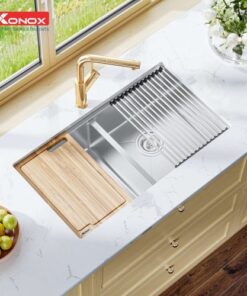 Chậu rửa bát Konox Workstation Sink – Undermount Sink KN8046DUB