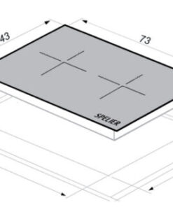 Bếp từ đôi Spelier SPM 736K