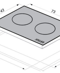 Bếp từ đôi Spelier SPM T71K PLUS
