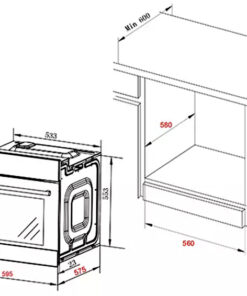 Lò nướng âm tủ Spelier SPB 80 PYR