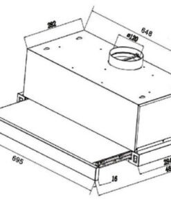 Máy hút mùi âm tủ Spelier SP 670