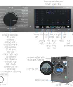 Máy giặt Beko Inverter 9kg WCV9648XSTM