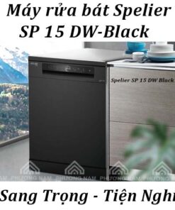 Máy rửa bát 15 bộ SP 15DW B/HA (đen)