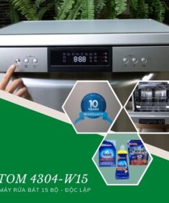 Máy Rửa Bát Độc Lập 15 Bộ Tomate TOM 4304-W15
