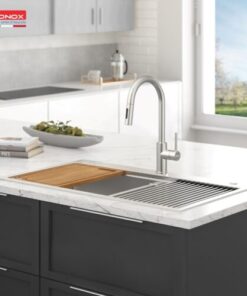 Vòi rửa bát dây rút Konox Reno