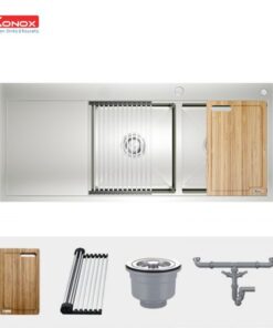 Chậu rửa bát Konox Workstation Sink – Topmount Sink KN11650TD – Bàn trái