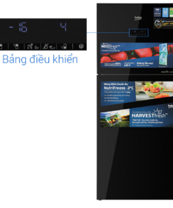 Tủ lạnh ngăn đá trên 2 cánh Beko Inverter 340 lít RDNT371E50VZHFSGB