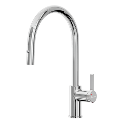 Vòi rửa bát dây rút Konox Alto Chrome