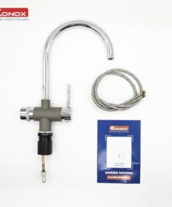 Vòi rửa bát ba đường nước Konox Trim-Water Grey