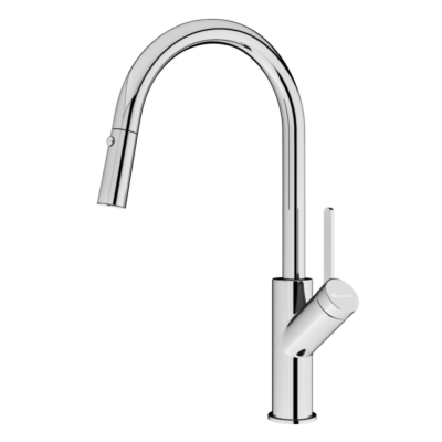 Vòi rửa bát dây rút Konox Ponte Chrome