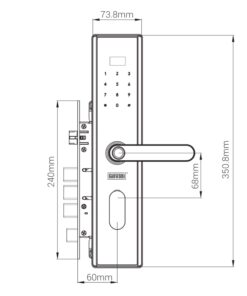 Khóa điện tử cửa gỗ GIOVANI GSL-630