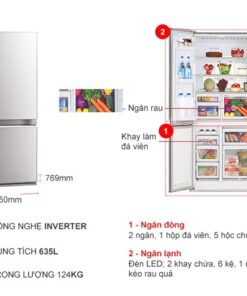 Tủ lạnh Mitsubishi Electric inverter 635L MR-LA78ER-GSL Tủ lạnh Mitsubishi Electric inverter 635L MR-LA78ER-GSL