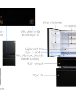 Tủ lạnh Mitsubishi Electric Inverter 564 lít MR-LX68EM-GBK