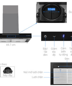 Máy hút mùi chữ T Junger HRJ-701