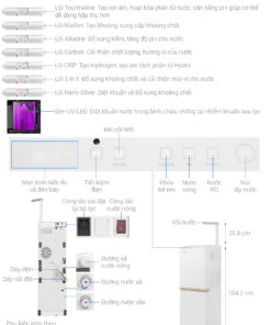 Máy lọc nước Toshiba TWP-H2396SVN(W)