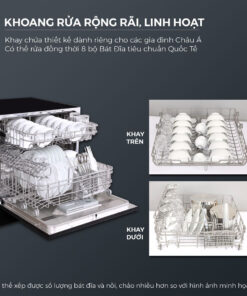 Máy rửa bát 8 bộ Spelier SMS 08 Plus 1DW