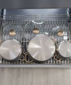 Giá xoang nồi nan Oval âm tủ - gắn cánh,gay giảm chấn Eurogold EPV50