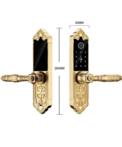 Khoá điện tử đại sảnh Hubert HB DS79 Gold Mini