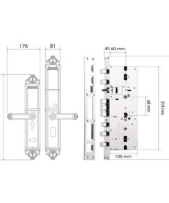 Khóa điện tử đại sảnh DEMAX SL822 AC