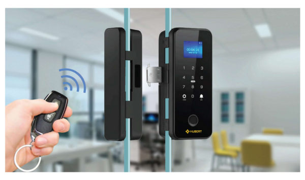 Khóa điện tử cửa kính Hubert HB CK68