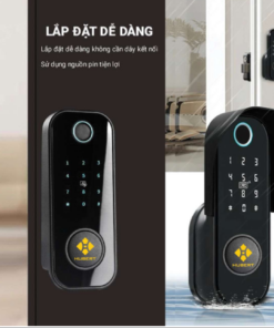 Khoá điện tử cửa cổng Hubert HB CC78 Black