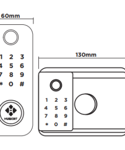Khoá điện tử cửa cổng Hubert HB CC78 Black